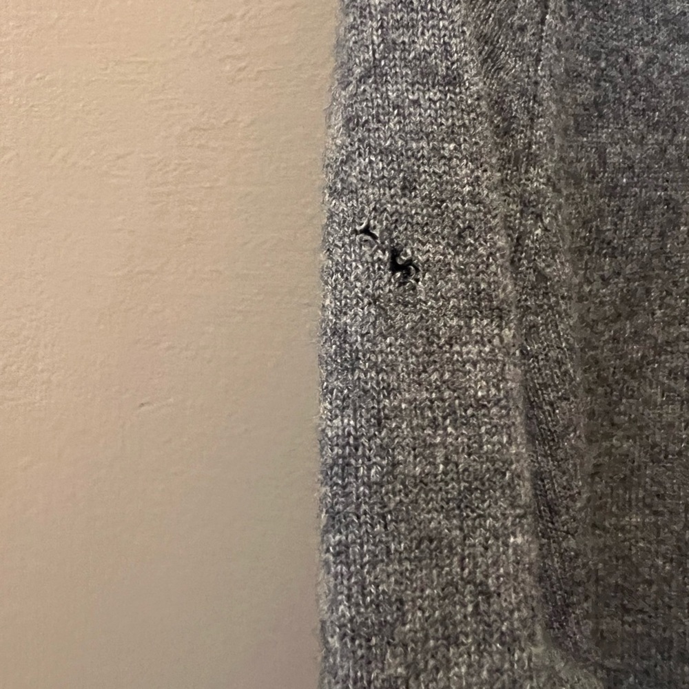 Equipment Femme Heather Gray Cashmere Sweater - Picture 2 of 5